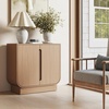 image:imageNathan James Iris MidCentury Modern White Wood Credenza with Arched Cabinet Doors for Living RoomJoey Raw Oak