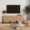 image:imageNathan James Iris MidCentury Modern White Wood Credenza with Arched Cabinet Doors for Living RoomJoey Raw Oak
