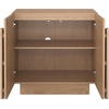 image:imageNathan James Iris MidCentury Modern White Wood Credenza with Arched Cabinet Doors for Living RoomRaw Oak