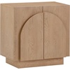 image:imageNathan James Iris MidCentury Modern White Wood Credenza with Arched Cabinet Doors for Living RoomRaw Oak