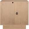 image:imageNathan James Iris MidCentury Modern White Wood Credenza with Arched Cabinet Doors for Living RoomRaw Oak