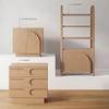image:imageNathan James Iris MidCentury Modern White Wood Credenza with Arched Cabinet Doors for Living RoomRaw Oak