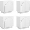 image:imageNathan James Iris MidCentury Modern White Wood Credenza with Arched Cabinet Doors for Living RoomWhite