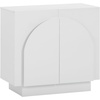 image:imageNathan James Iris MidCentury Modern White Wood Credenza with Arched Cabinet Doors for Living RoomWhite