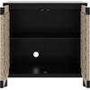 image:imageNathan James Jacala Mid Century Modern Entryway Storage Cabinet with Doors Living Room Accent Cabinet with Wood Frame Black OakBlack