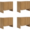image:imageNathan James Jacala Mid Century Modern Entryway Storage Cabinet with Doors Living Room Accent Cabinet with Wood Frame Black OakJacala Brown