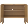 image:imageNathan James Jacala Mid Century Modern Entryway Storage Cabinet with Doors Living Room Accent Cabinet with Wood Frame Black OakRaw Oak