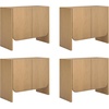 image:imageNathan James Jacala Mid Century Modern Entryway Storage Cabinet with Doors Living Room Accent Cabinet with Wood Frame Black OakRaw Oak