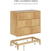 image:imageNathan James Jasper Mid Century Modern Solid Wood Bedroom Set Dresser and Nightstand Set for Bedroom or Nursery Warm Pine