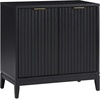 image:imageNathan James Jasper Modern Sideboard TV Stand with Fluted Doors Accent Storage for Kitchen or Living Room Black Oak Set of 2Black Oak