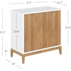 image:imageNathan James Jasper Modern Sideboard TV Stand with Fluted Doors Accent Storage for Kitchen or Living Room Black Oak Set of 2Warm Whitewarm Pine
