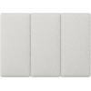 image:imageNathan James Marissa Wall Mounted Upholstered Headboard 3 Panel Headboard with Textured Boucle Upholstery for Queen Bed White