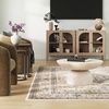 image:imageNathan James Mason Storage Cabinet Free Standing Accent Sideboard Buffet Credenza with Glass Doors and Adjustable Shelf in Black Oak Wood for Dining Room Entryway and Living Room Clear GlassBlackRaw Oak