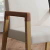 image:imageNathan James Omel Lounge Reading Chair Modern Living Room Accent Chair with Metal Frame and Boucle Upholstery Cream BoucleBlack Set of 2Hudson Natural FlaxBrushed Light Brown  Set of 2