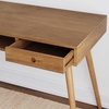 image:imageNathan James Parker Modern Home Office Writing Computer or Laptop Desk with Open Storage Cubby and Small Drawer WalnutWalnut
