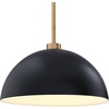image:imageNathan James Percy Modern 2Light Pendant Island Light Fixture Brass Hanging Lights with Gold Metal Shade and Adjustable Cord for Kitchen Living Room Vintage BrassBlackVintage Brass