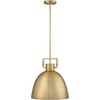 image:imageNathan James Percy Modern 2Light Pendant Island Light Fixture Brass Hanging Lights with Gold Metal Shade and Adjustable Cord for Kitchen Living Room Vintage BrassAntiqued Brass Metal