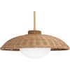 image:imageNathan James Percy Modern 2Light Pendant Island Light Fixture Brass Hanging Lights with Gold Metal Shade and Adjustable Cord for Kitchen Living Room Vintage BrassRattanGold