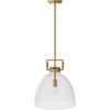 image:imageNathan James Percy Modern 2Light Pendant Island Light Fixture Brass Hanging Lights with Gold Metal Shade and Adjustable Cord for Kitchen Living Room Vintage BrassVintage BrassClear