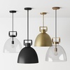 image:imageNathan James Percy Modern 2Light Pendant Island Light Fixture Brass Hanging Lights with Gold Metal Shade and Adjustable Cord for Kitchen Living Room Vintage BrassMatte Black Metal