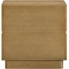 image:imageNathan James Rivelle Modern Contemporary Nightstand with Drawer Minimalist Solid Wood Bedside Table with 2 Drawers Light Brown