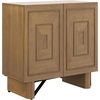 image:imageNathan James Scott Transitional Fluted Accent Cabinet or Storage Cabinet for Living Room or Entryway with Solid Wood Panel Black Oak Set of 3Austin Brown