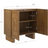 image:imageNathan James Scott Transitional Fluted Accent Cabinet or Storage Cabinet for Living Room or Entryway with Solid Wood Panel Black Oak Set of 3Austin Brown