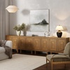 image:imageNathan James Scott Transitional Fluted Accent Cabinet or Storage Cabinet for Living Room or Entryway with Solid Wood Panel Black Oak Set of 3Austin Brown