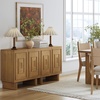 image:imageNathan James Scott Transitional Fluted Accent Cabinet or Storage Cabinet for Living Room or Entryway with Solid Wood Panel Black Oak Set of 3Austin Brown