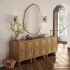 image:imageNathan James Scott Transitional Fluted Accent Cabinet or Storage Cabinet for Living Room or Entryway with Solid Wood Panel Black Oak Set of 3Austin Brown