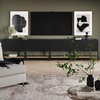 image:imageNathan James Scott Transitional Fluted Accent Cabinet or Storage Cabinet for Living Room or Entryway with Solid Wood Panel Black Oak Set of 3Black Oak