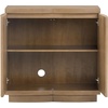 image:imageNathan James Scott Transitional Fluted Accent Cabinet or Storage Cabinet for Living Room or Entryway with Solid Wood Panel Black Oak Set of 3Brown