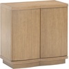 image:imageNathan James Scott Transitional Fluted Accent Cabinet or Storage Cabinet for Living Room or Entryway with Solid Wood Panel Black Oak Set of 3Brown