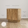 image:imageNathan James Scott Transitional Fluted Accent Cabinet or Storage Cabinet for Living Room or Entryway with Solid Wood Panel Black Oak Set of 3Deanne Brown