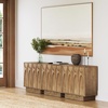 image:imageNathan James Scott Transitional Fluted Accent Cabinet or Storage Cabinet for Living Room or Entryway with Solid Wood Panel Black Oak Set of 3Deanne Brown