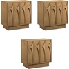 image:imageNathan James Scott Transitional Fluted Accent Cabinet or Storage Cabinet for Living Room or Entryway with Solid Wood Panel Black Oak Set of 3Deanne Brown