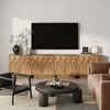 image:imageNathan James Scott Transitional Fluted Accent Cabinet or Storage Cabinet for Living Room or Entryway with Solid Wood Panel Black Oak Set of 3Deanne Brown
