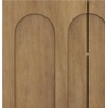 image:imageNathan James Scott Transitional Fluted Accent Cabinet or Storage Cabinet for Living Room or Entryway with Solid Wood Panel Black Oak Set of 3Jett Brown
