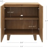 image:imageNathan James Scott Transitional Fluted Accent Cabinet or Storage Cabinet for Living Room or Entryway with Solid Wood Panel Black Oak Set of 3Kelly Brown