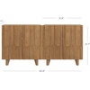 image:imageNathan James Scott Transitional Fluted Accent Cabinet or Storage Cabinet for Living Room or Entryway with Solid Wood Panel Black Oak Set of 3Kelly Brown