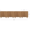 image:imageNathan James Scott Transitional Fluted Accent Cabinet or Storage Cabinet for Living Room or Entryway with Solid Wood Panel Black Oak Set of 3Kelly Brown