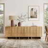image:imageNathan James Scott Transitional Fluted Accent Cabinet or Storage Cabinet for Living Room or Entryway with Solid Wood Panel Black Oak Set of 3Kelly Brown