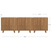 image:imageNathan James Scott Transitional Fluted Accent Cabinet or Storage Cabinet for Living Room or Entryway with Solid Wood Panel Black Oak Set of 3Kelly Brown