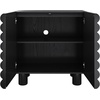 image:imageNathan James Scott Transitional Fluted Accent Cabinet or Storage Cabinet for Living Room or Entryway with Solid Wood Panel Black Oak Set of 3Kendra Black