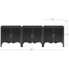 image:imageNathan James Scott Transitional Fluted Accent Cabinet or Storage Cabinet for Living Room or Entryway with Solid Wood Panel Black Oak Set of 3Scott Black Oak