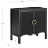 image:imageNathan James Scott Transitional Fluted Accent Cabinet or Storage Cabinet for Living Room or Entryway with Solid Wood Panel Black Oak Set of 3Scott Black Oak