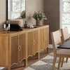 image:imageNathan James Scott Transitional Fluted Accent Cabinet or Storage Cabinet for Living Room or Entryway with Solid Wood Panel Black Oak Set of 3Scott Light Brown