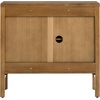 image:imageNathan James Scott Transitional Fluted Accent Cabinet or Storage Cabinet for Living Room or Entryway with Solid Wood Panel Black Oak Set of 3Scott Light Brown