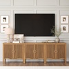 image:imageNathan James Scott Transitional Fluted Accent Cabinet or Storage Cabinet for Living Room or Entryway with Solid Wood Panel Black Oak Set of 3Scott Light Brown