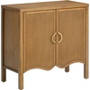 image:imageNathan James Scott Transitional Fluted Accent Cabinet or Storage Cabinet for Living Room or Entryway with Solid Wood Panel Black Oak Set of 3Scott Light Brown